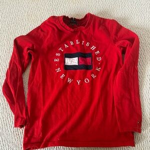 5 for $20 SALE! Tommy Hilfiger Red Crewneck with Signature Label